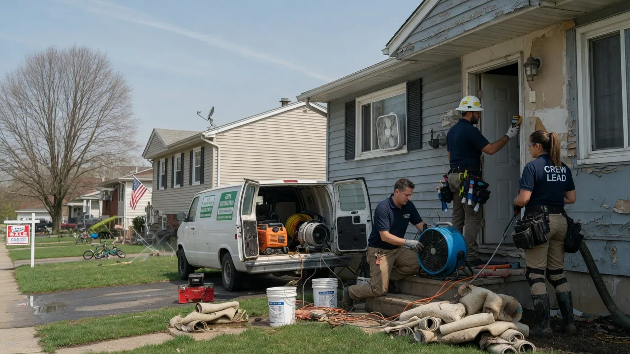 Flood Cleanup in Mount Arlington, NJ near me